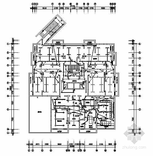 18层施工网格图资料下载-18层住宅电气施工图