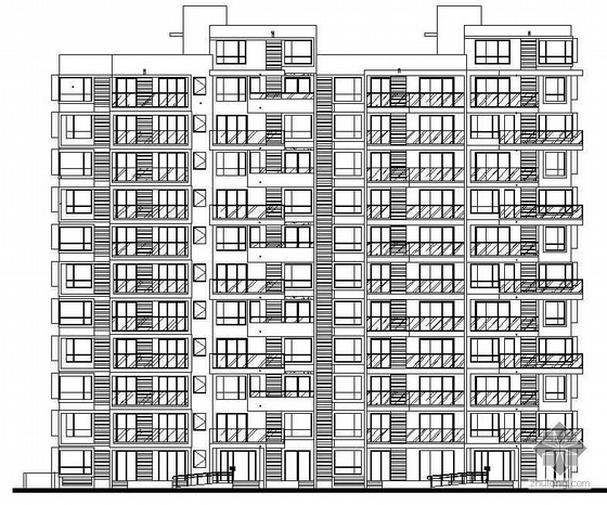 无锡惠山资料下载-[无锡惠山]某十一层住宅楼建筑施工图