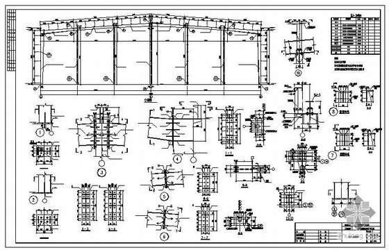 某2X18米跨门式刚架厂房结构图-4