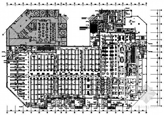 三亚某大型超市空调通风图资料下载-大型超市空调系统设计图纸