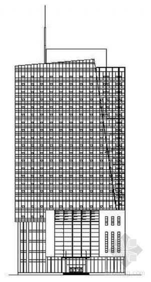 四星级公厕建筑施工图资料下载-某二十四层四星级酒店建筑施工图