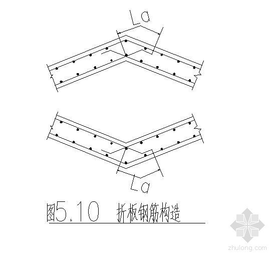 混合絮凝池折板箱资料下载-折板钢筋构造详图