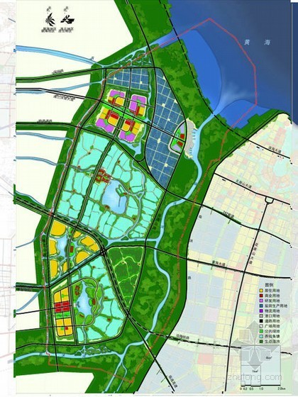 连云港道路施工方案资料下载-[连云港]湿地系统概念规划方案