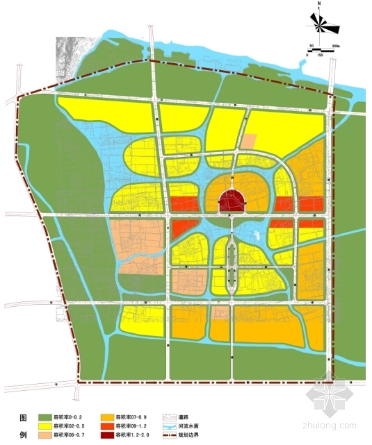 [浙江]城区改造景观规划方案设计(施工图+详规)-容积率分析