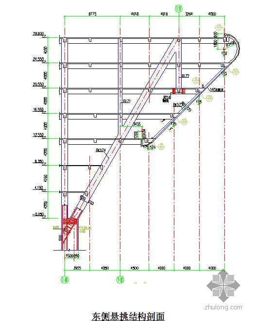 屋面悬挑檐模板支撑方案资料下载-悬挑结构模板支撑架施工方案