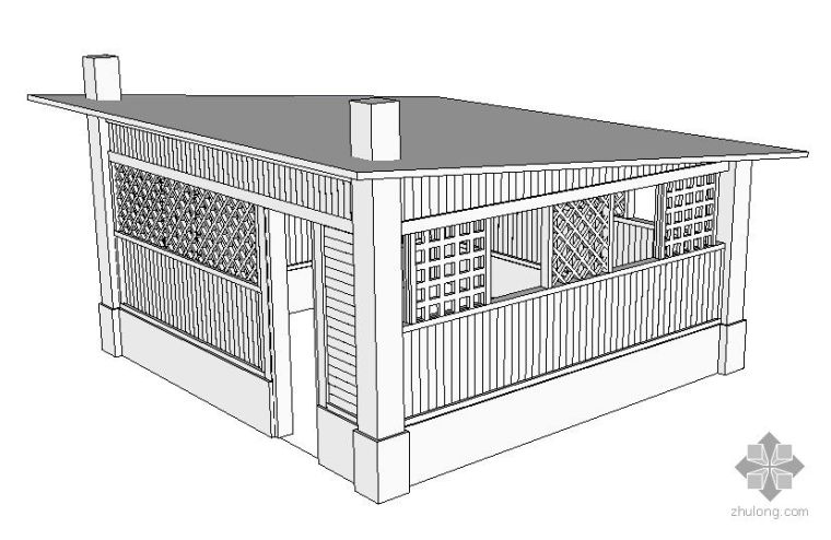 木屋组织施工设计资料下载-木屋