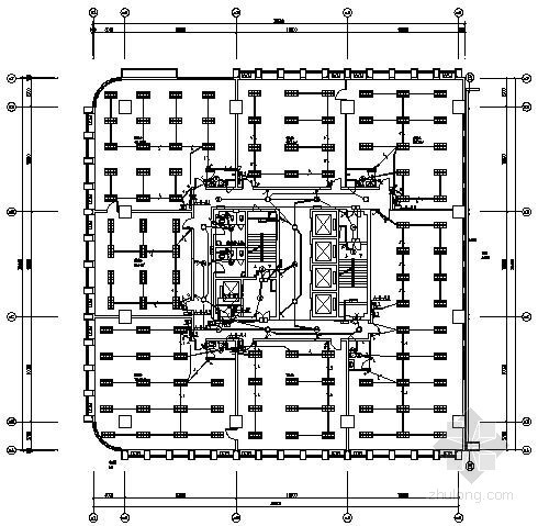 办公大楼监控综合布线cad资料下载-二十七层办公大楼全套电气施工图纸