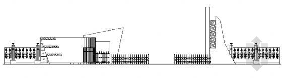 大门施工图施工图资料下载-一新建大门施工图