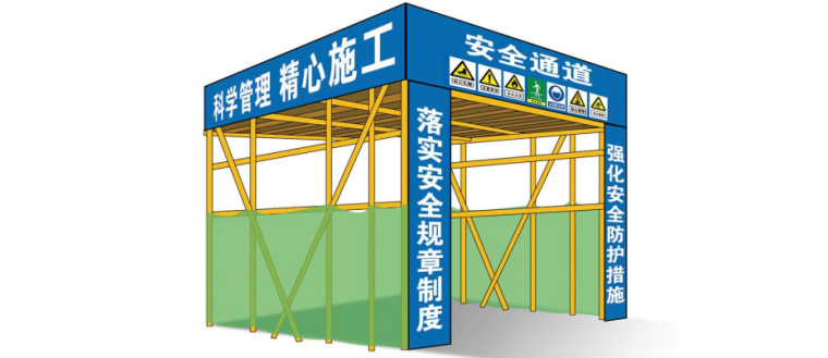 剪力墙结构专项施工方案资料下载-[江苏]框架剪力墙结构工程安全通道安全专项施工方案