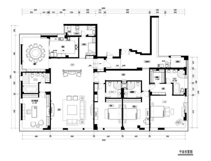设计家装效果图资料下载-世欧上江城家装设计完整施工图（附效果图）