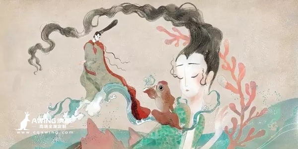 全屋定制详图资料下载-澳威全屋定制：别样《洛神赋》，震慑你的美！
