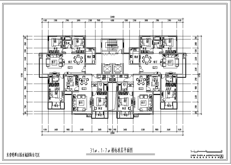 cad户型立面图资料下载-上海某小区平CAD立面图及SU模型（14张）