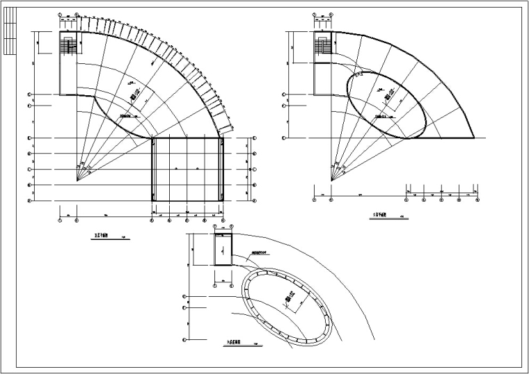 5套现代多层购物中心商业建筑设计施工图CAD-邓桥商业城建筑设计3