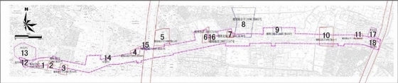 [广州]老城区道路改造整治规划方案-分析图