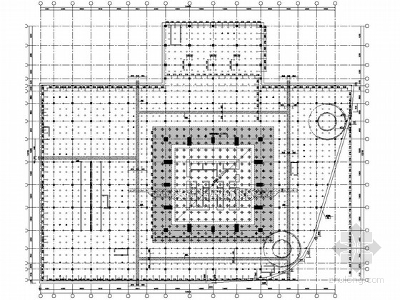 200米桥施工图资料下载-75层型钢混凝土混合结构商业办公楼结构施工图（350米）
