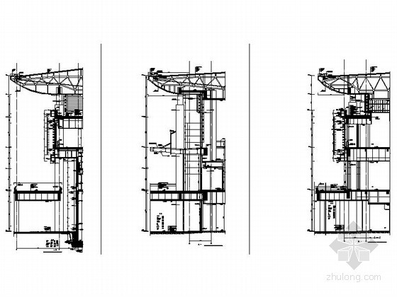 [德州]某高铁站站房综合楼建筑施工图-墙身大样