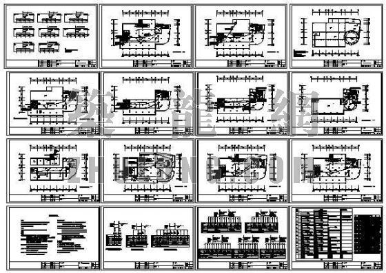 水电深化设计电施图资料下载-某数码港电施图