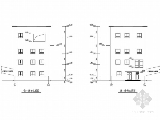 建筑项目施工图纸资料下载-四层框架结构煤炭脱水提质项目筛分破碎车间结构施工图（含建筑图）