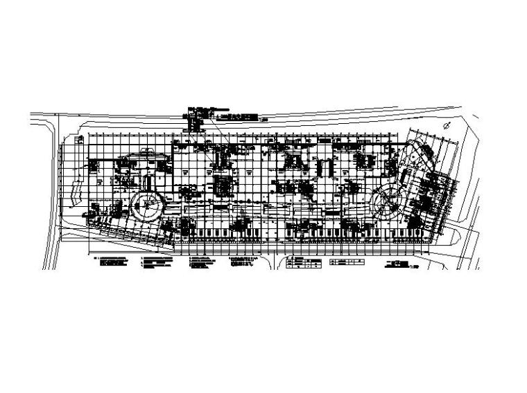 [福建]高层现代穿插式商业综合体建筑设计方案文本（含效果图）-高层现代穿插式体块商业综合体建筑平面图