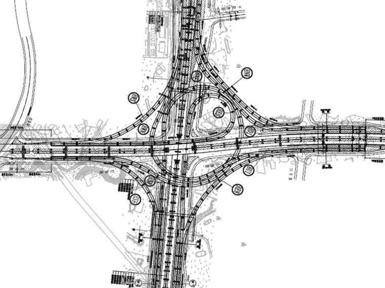 市政道路工程平面布置图资料下载-市政道路改造工程全套施工图设计1088张（道排,桥梁,照明,交通）