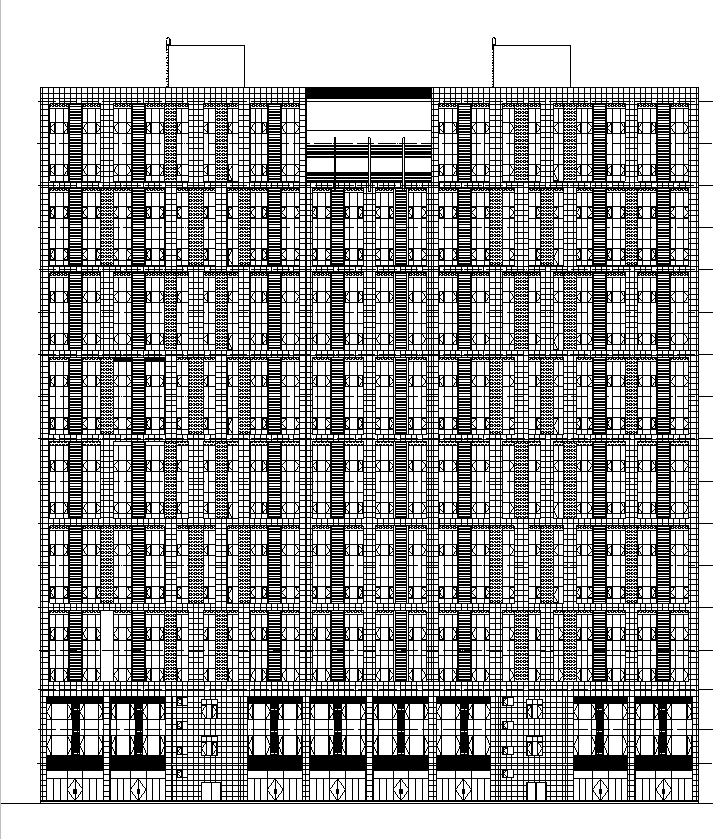 加气混凝土砌块种类资料下载-[宁夏]高层塔式住宅建筑施工图（含酒店、商业全专业图纸及人防）