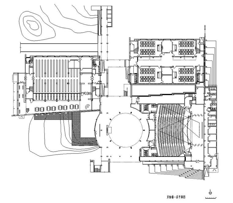 [浙江]六层现代风格实验小学建筑设计方案文本-六层现代风格实验小学建筑平面图