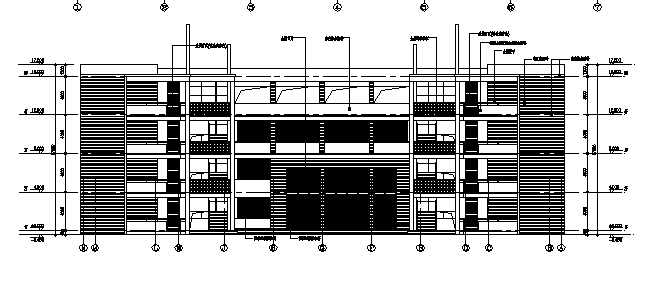 高层现代风格无锡惠山学校规划方案及建筑施工图（方案及施工图全套）