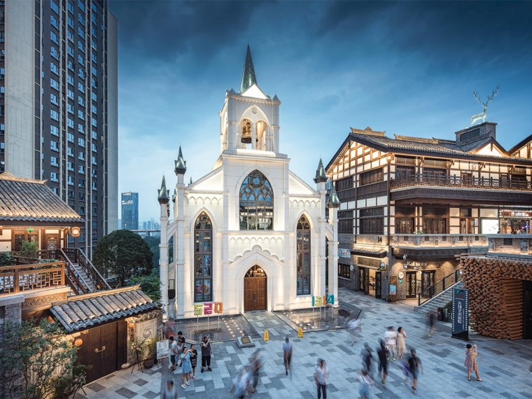 新加坡法国文化中心资料下载-重庆长嘉汇弹子石老街