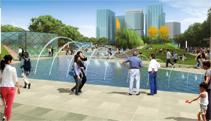 休闲广场CAD模型资料下载-[辽宁]生态多元化市民休闲广场景观概念设计方案