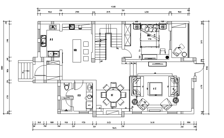 别墅设计加州风格资料下载-[江苏]混合风格别墅设计（内附效果图）