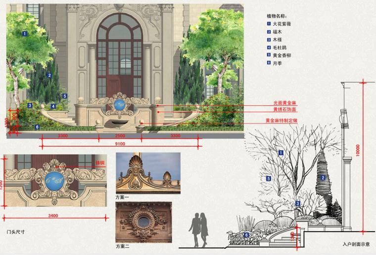 [广东]银胡山庄居住区设计景观方案竞赛文本（包含PDF+95页）-立面图