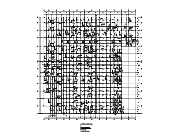 电梯井配筋构造图资料下载-[浙江]知名广场框架结构地下室结构施工图（CAD、8张）