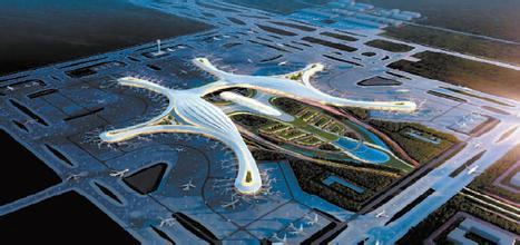 公交车站场施工图资料下载-成都新机场开始规划城市航站楼  主体空间明年建成