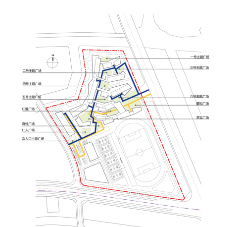 [江苏]小学校区概念设计设计方案文本（含两套方案）-小学校区概念设计设计方案文本（含两套方案）