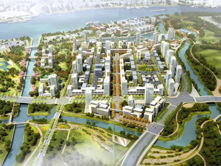 县城滨水区城市设计资料下载-[上海]AECOM三林滨江南片区域城市设计最终版规划设计方案