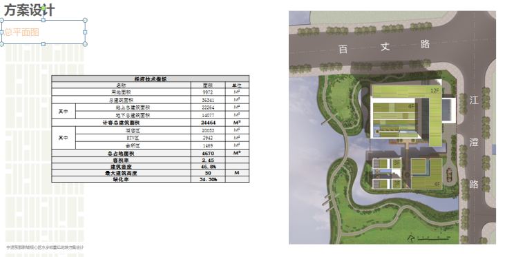 [浙江]东部新城水乡邻里酒店建筑方案文本-总平面图