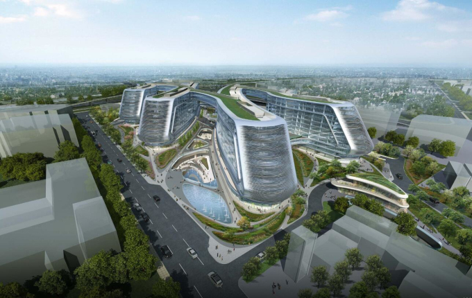 深圳商业景观实景图资料下载-[上海]世界级流动性商业公共空间景观观设计方案+实景图