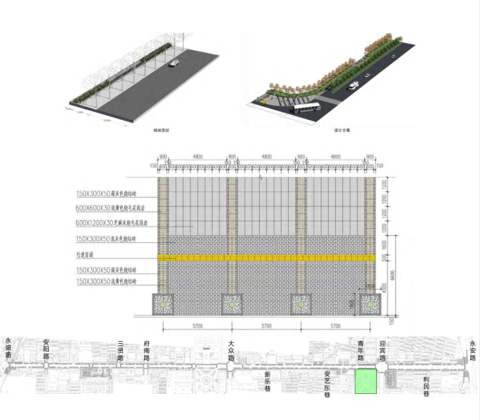 [山西]大型道路街道景观设计方案（知名景观公司）-道路设计