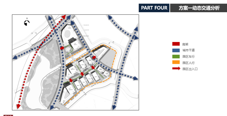 [上海]科创慧谷高端电子信息产业园建筑设计方案文本-动态交通分析