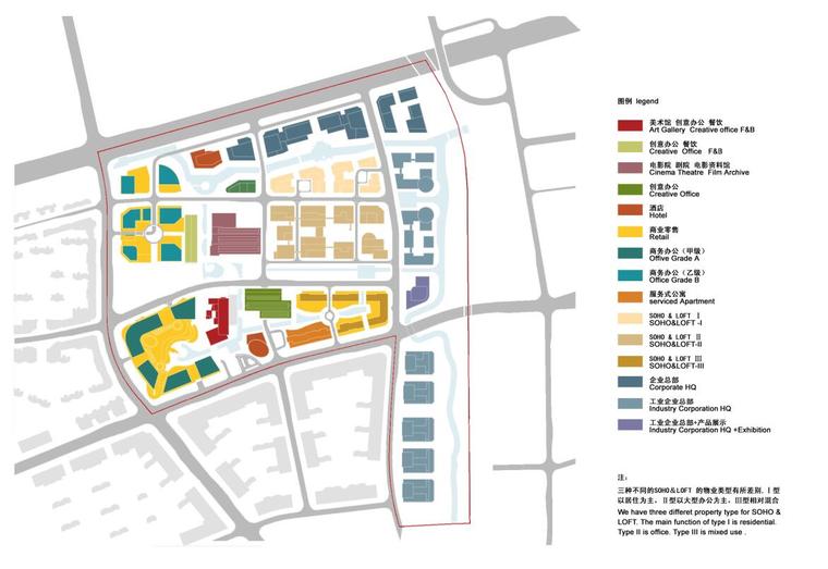 [江苏]杭州创新创业新天地建筑方案文本（JPG+195页）-功能属性图