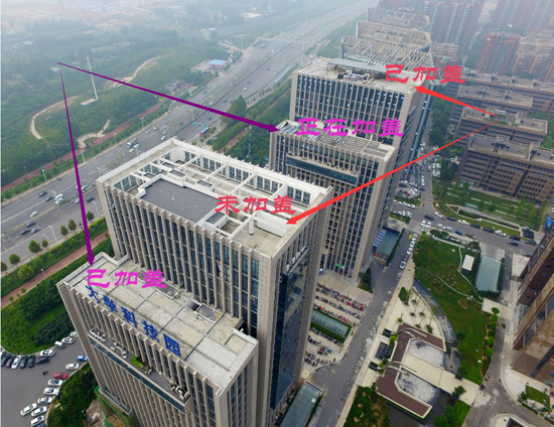 1000平米两层设计资料下载-郑州大学科技园多处楼房违法加盖1-2层 存安全隐患