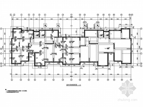 板式高层住宅施工图资料下载-[青岛]18层剪力墙高层住宅楼结构施工图