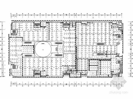 商场中心资料下载-[山西]6万平国际购物中心商场层给排水图纸