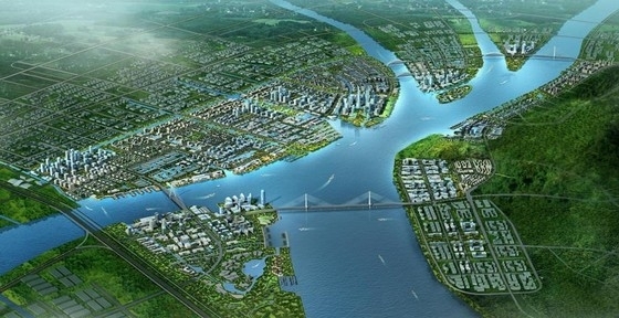 智慧建筑设计方案资料下载-[广州]高端滨水城市综合体建筑设计方案文本