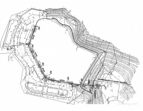截污管网施工资料下载-[重庆]水库湿地整治截污管网施工图
