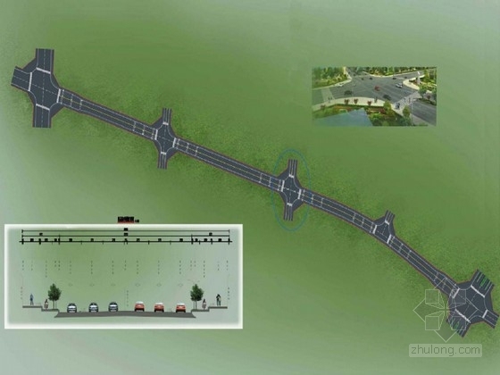 给水排水管道设计图纸资料下载-[四川]36米宽城市主干路改造设计图纸238页（含交通给排水绿化）