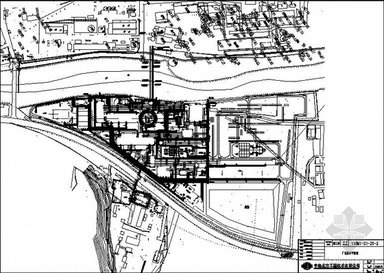 城市排水管网平面布置资料下载-某烧结厂区综合管网平面图
