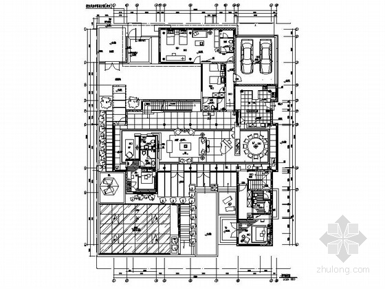 电梯别墅设计装修图资料下载-[北京]古典欧式主义两层别墅设计装修图（含实景）