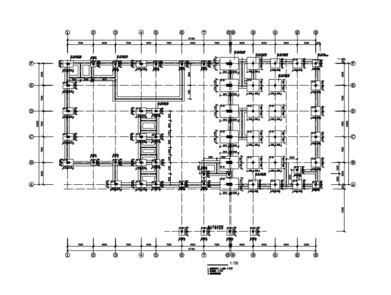 钢架六角亭制作图资料下载-多跨门式钢架厂房结构施工图