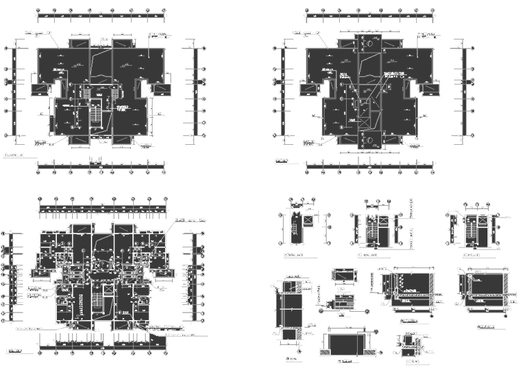 经典小区建筑图资料下载-200个经典户型CAD图